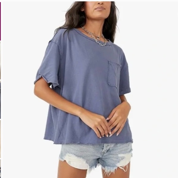 Free People Care FP Pocket Tee - Picture 1 of 3